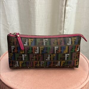 Fendi Multicolor FF Logo Pochette